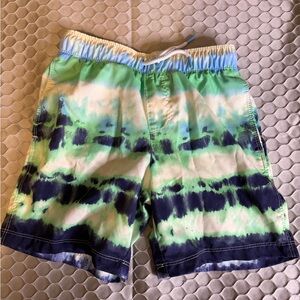 Cat & Jack Green and Blue Swim Shorts